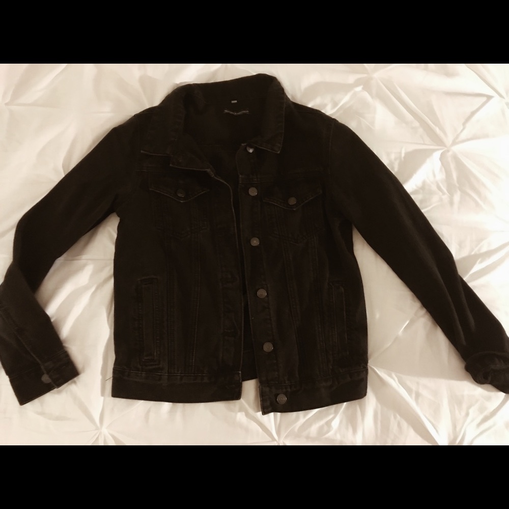 Black Brandy Melville Jean Jacket